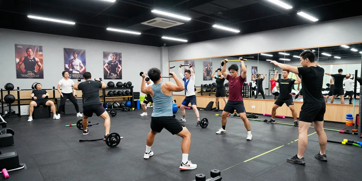 Steroide kaufen im Steroidshop - Fitness-Enthusiasten trainieren in modernem Gym