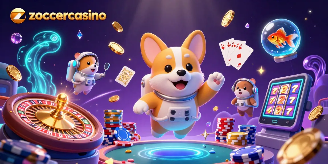 Experience thrilling gameplay at zoccercasino with vibrant elements and playful characters in a dynamic digital casino.